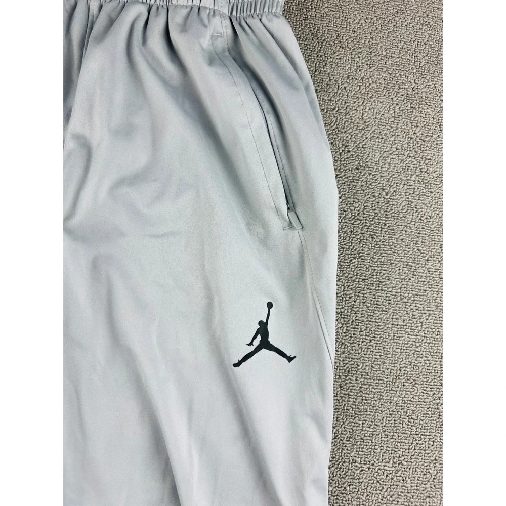 Jordan‎ Flight Outdoor Training Pants Men's Size S Grey Black Joggers 688527-012